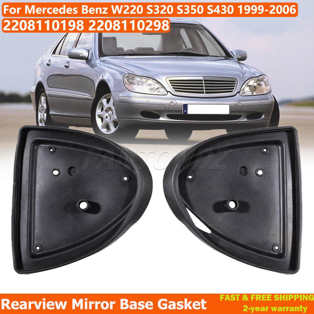 2x Rearview Mirror Base Gasket For