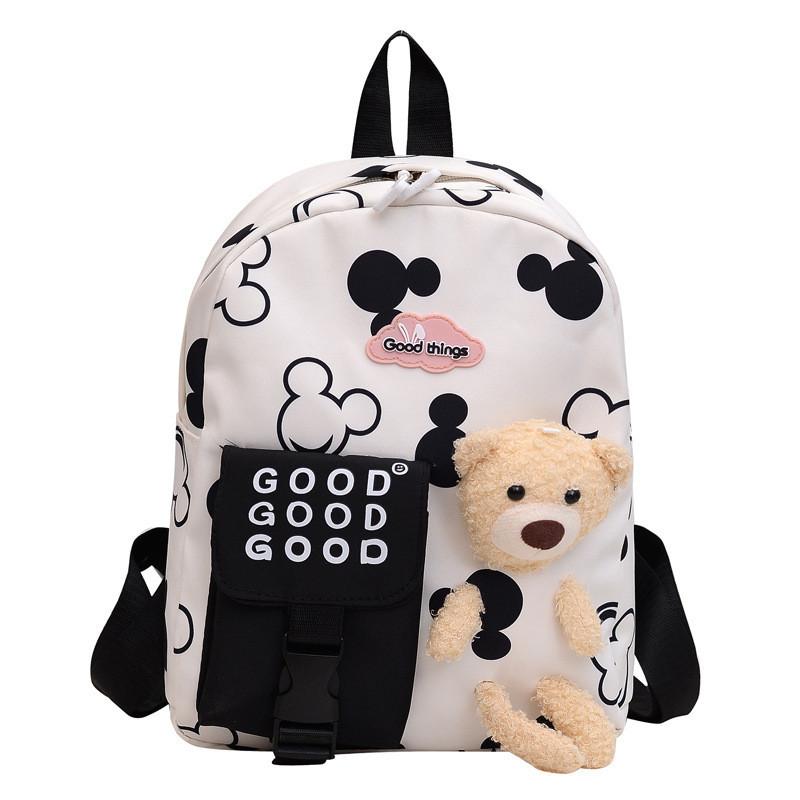 Colorful Animal Pattern Toddler Backpack Lightweight For School And Preschool