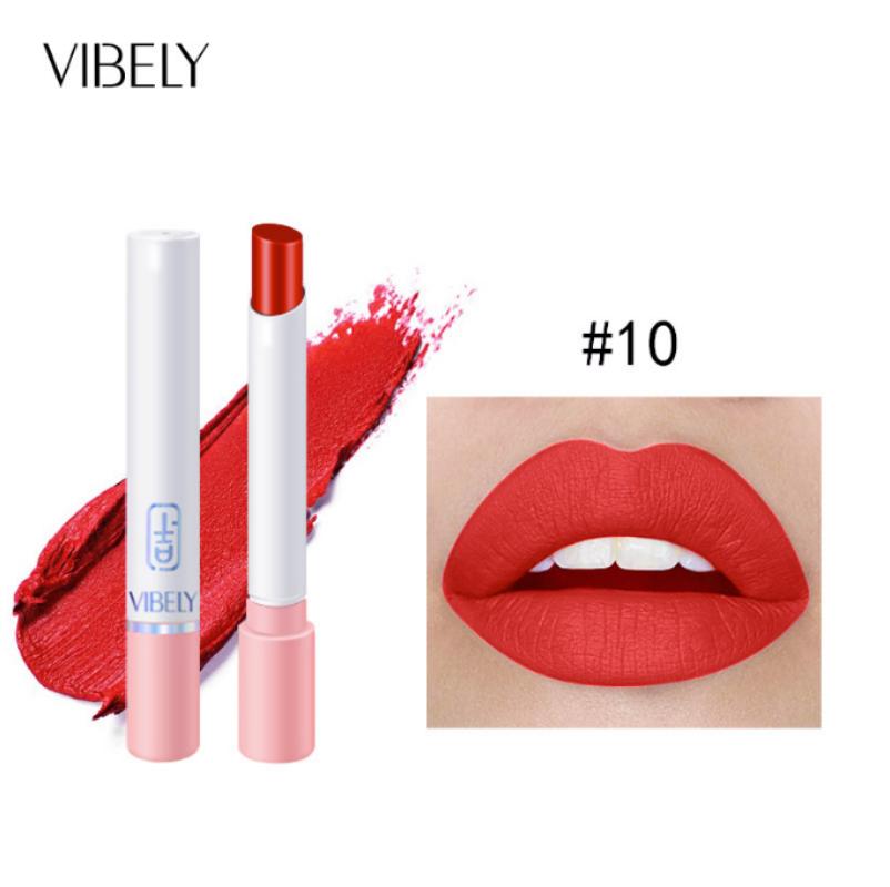 Damen-Lippen-Make-up, sexy, matt, langlebig, wasserfest, feuchtigkeitsbefeuchtend