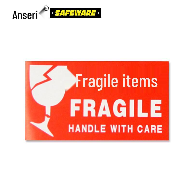 Anser Fragile Warning Labels for Packaging