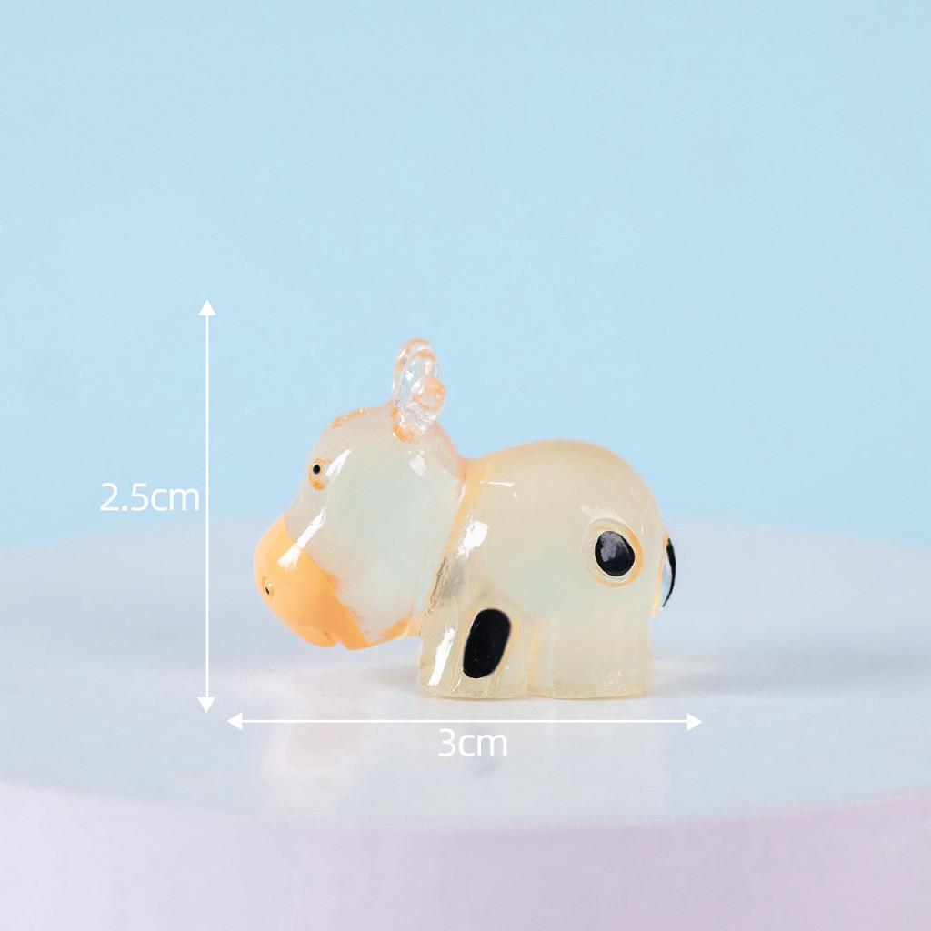 

Куклы Коровы Светящийся Микроландшафт Смола Ручная работа Настольные Украшения Декор жёлтый