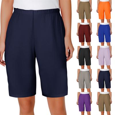 Women's High-waisted Slimming Leggings Plus Size Elastic-waisted Small Legs Quarter Pants