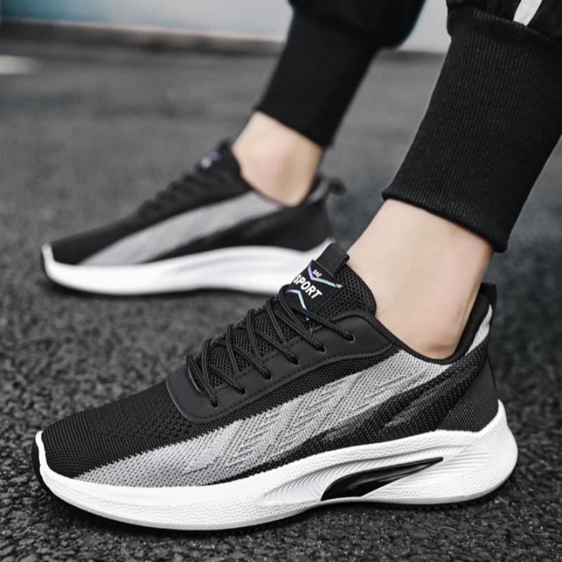 Summer Lightweight Breathable Men Air-cushion Sneakers Trend Versatile Men Tenis Gym Sports Shoes Outdoor Soft Sole Running Shoe