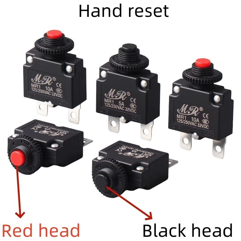 Overload overcurrent protector Switch reset equipment Circuit breaker Water pump Air pressure charging car washing machine