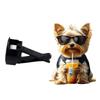 Car Air Freshner 2D Acrylic Cute Dog Shape Solid Fragrance 4 Pieces Automotive Air Fresheners For Workplace Kitchen Home Truck
