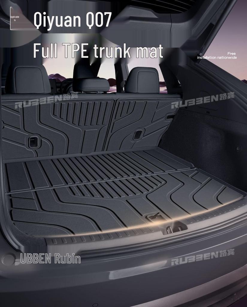 Fits 25 Changan Qiyuan Q07 Models: TPE Trunk Mat for Car Interior Modification Accessories