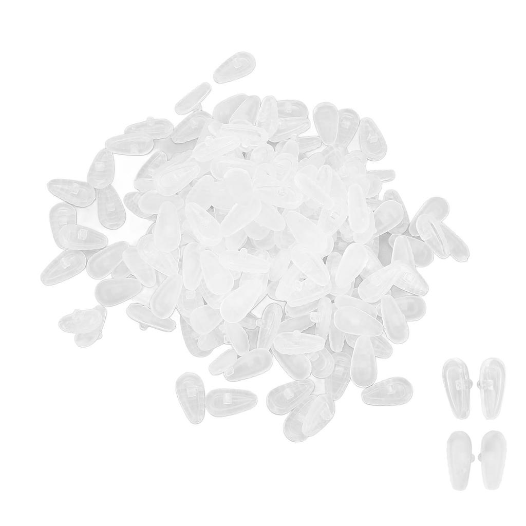 100 Paar Silikon Luftkissen Nasenpads Brillen Nasenpads Nasenrückenpads Ersatz für Eyegl