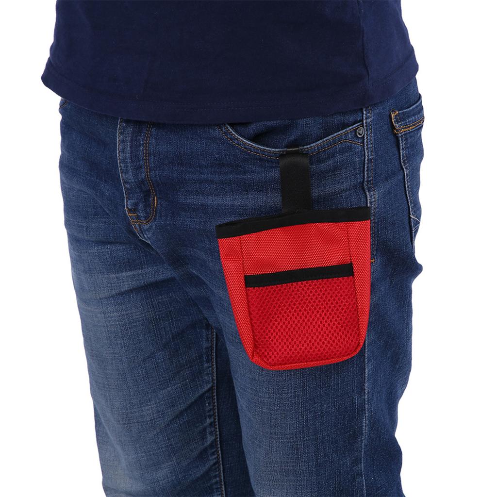 Pet Food Treat Bag Snack Training Obedience Waist Pouch Multifunctional Portable Supplies Red