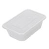 Disposable Transparent Single-Compartment Food Container