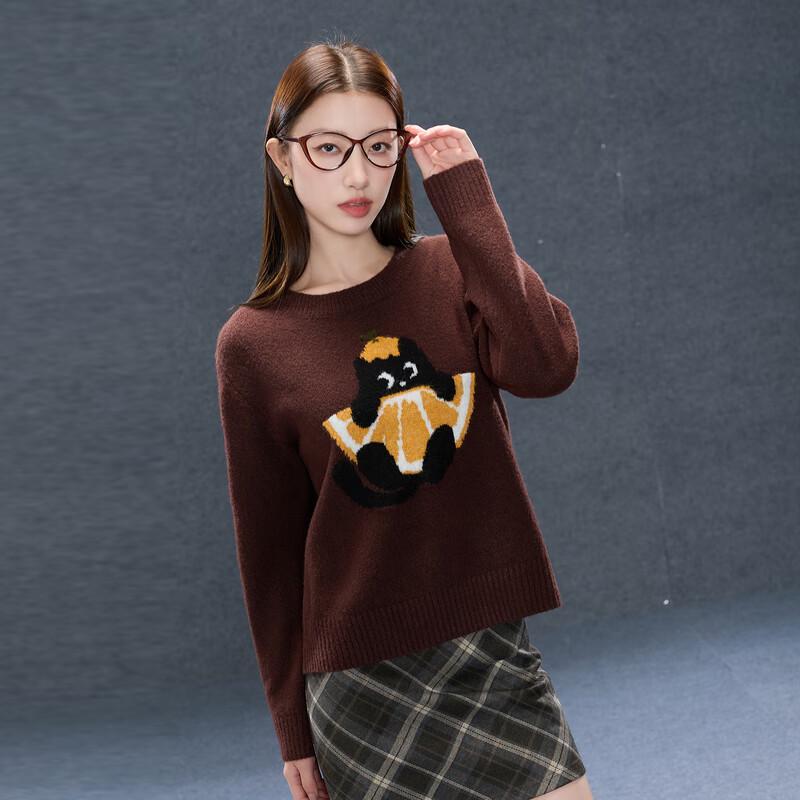 

Sancai Women s Plus Size Glitter Jacquard Knit Sweater 2XL 175/100B