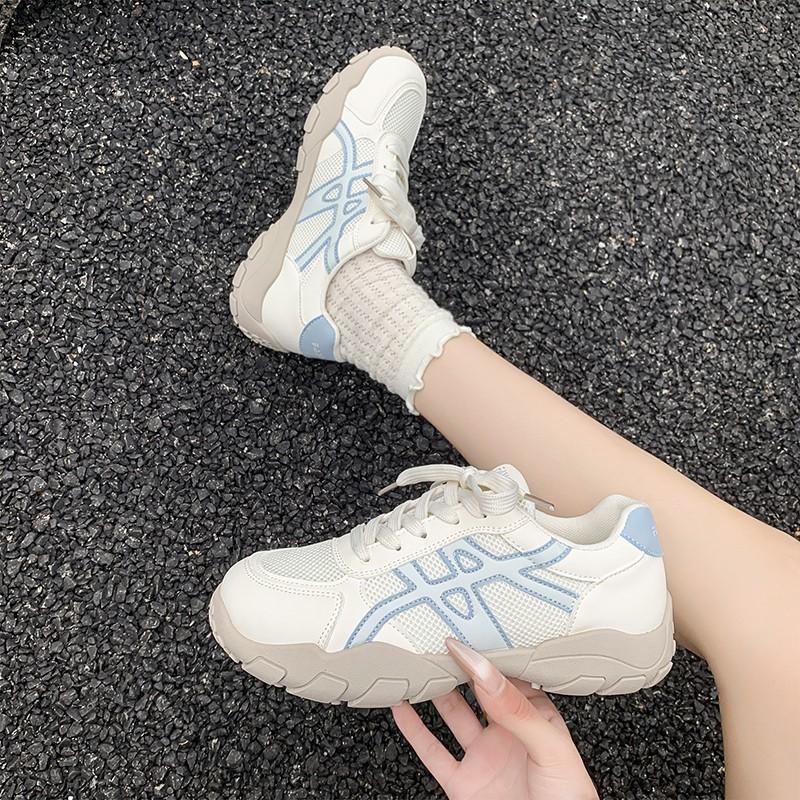 Platform dad shoes women's autumn 2025 new height-increasing casual single shoes Forrest Gump shoes soft-soled sports shoes running shoes