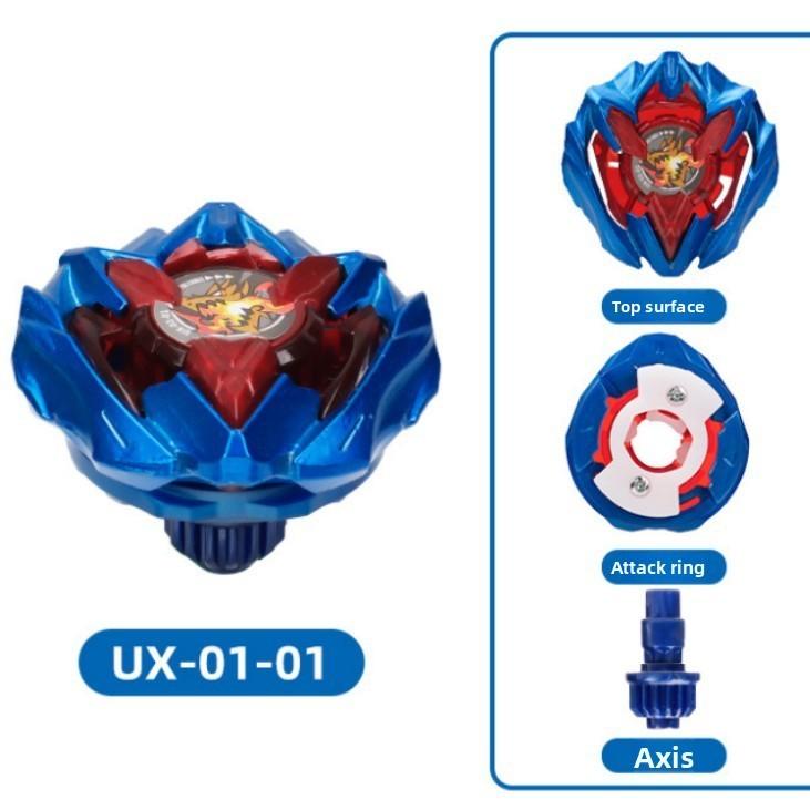 Ux Series Alloy Battle Top With Precision Spin Balance For Competitive Play And Collectible Toy Storage