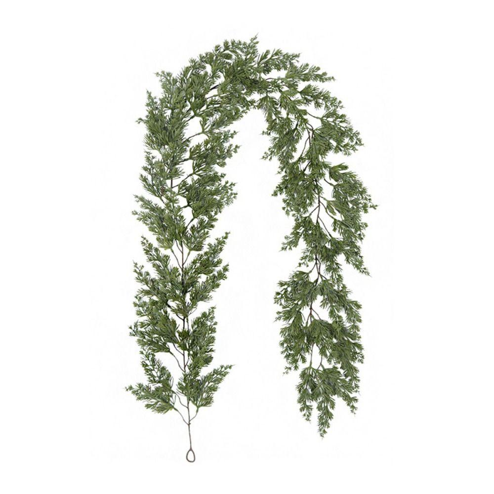 DIY Accessories Cypress Pine Garlands Green Christmas Decoration Cedar Greenery Rattan Christmas
