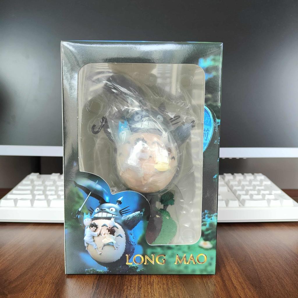 19CM Hayao Miyazaki Anime Figure Neighbor Totoro Figures Cute Statue Figurine Pvc Model Doll Desk Decoration Toys Gift