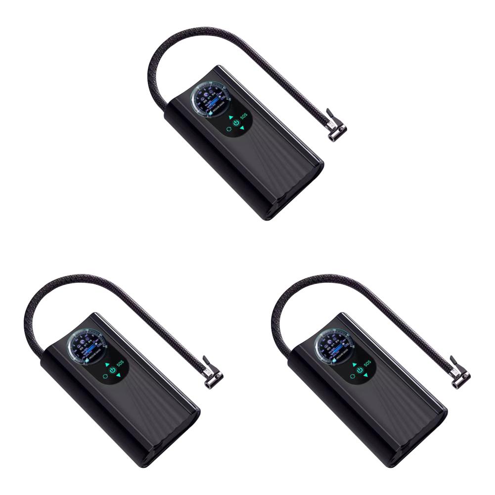 12V Handheld Air Pump High Precision Portable Tyre Inflator Quick Inflating Electronic Inflatable Pump for Motorcycle Car Bike