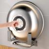 1PC Pot Lid Holder Organizer Rack Wall Mount Pot Lid with Tray Kitchen Cabinet Door Bakeware Pans Trays Storage Rack