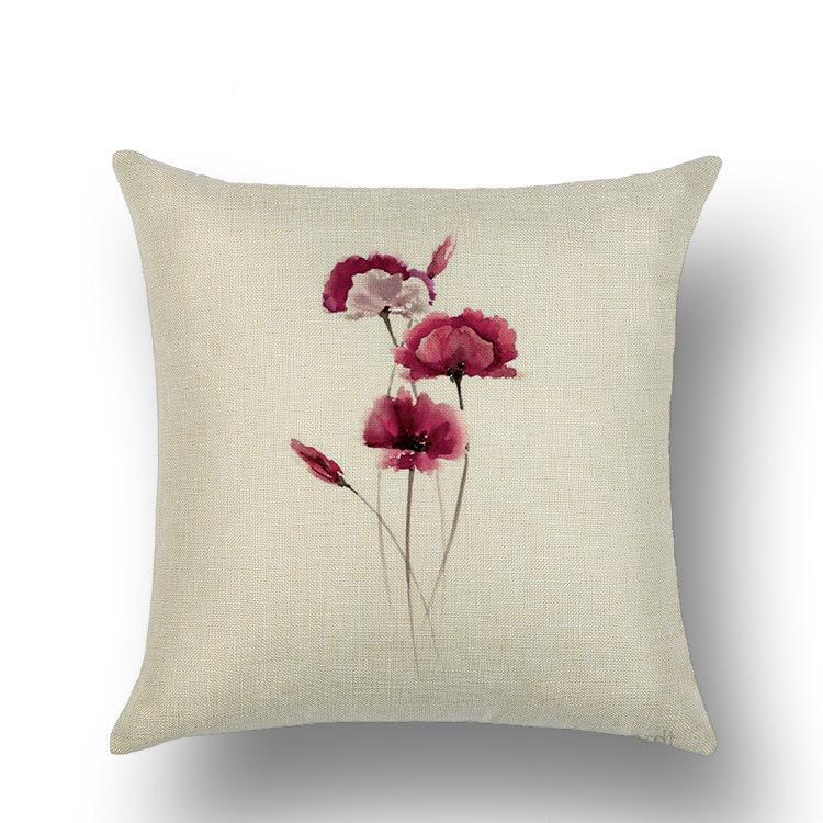 Dandelion Linen Cotton Linen Pillow Cover Sofa Office Car Pillow Cover Premium Durable Quality Useful Practical