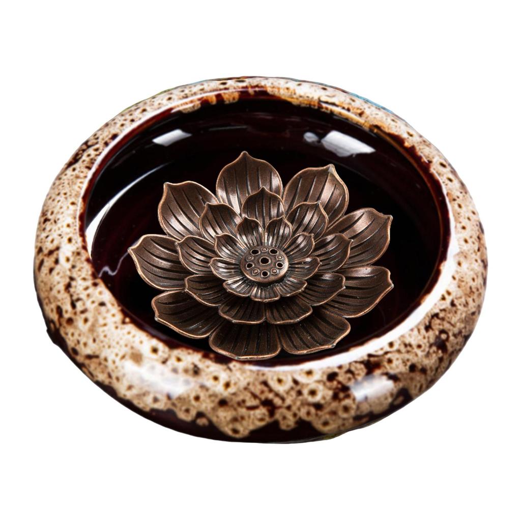 Incense Holder for Sticks Lotus Incense Holder Delicate Incense Burner Holder for Frankincense Friends