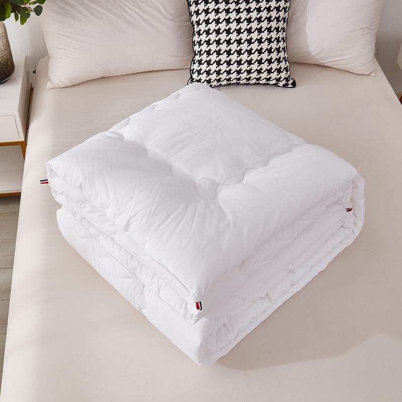 White Quilt Hotel Inn: All-Season Thick Quilt for Home & Hostel