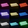 Car Led Light Interior Under Dash Foot Well Light RGB, 29 Modes Static/Gradient/Strobe, Music Sync, With Controller App Timer, USB 5V, Ide Car