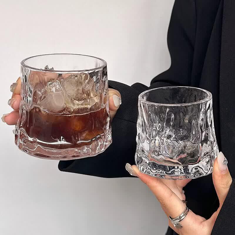 Retro Ins Style Glass Beverage Cup