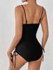 2026 European & American Slimming One-piece Swimsuit Bikini