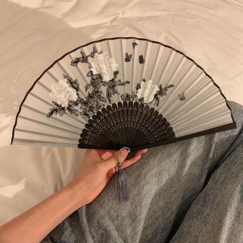 LIEI Chinese Style Folding Bamboo Fan