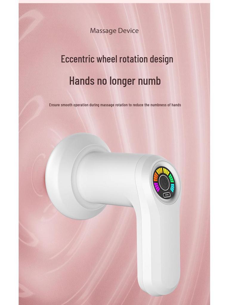 Elektryczny masażer o podwójnym zastosowaniu: Ręczny pistolet do modelowania brzucha, talii i powięzi szyi