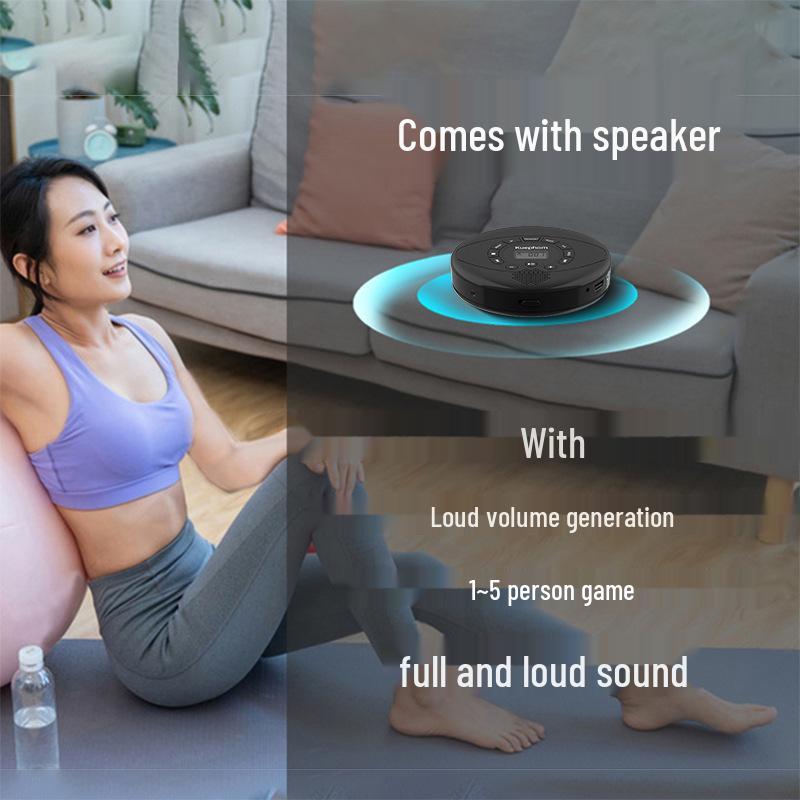 Portable Bluetooth CD/MP3 Player with USB Support for English Learning and Music Playback