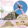 1-5PCS Faux Cherry Blossom Vine Artificial Flower Garland Ivy Decor for Cover Wrapping Wall Wedding Home Decoration