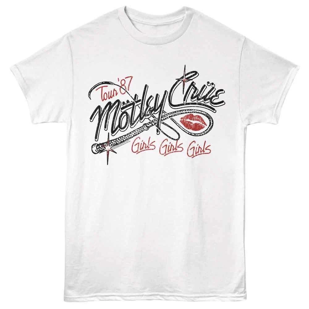 Motley Crue - Whip - Short Sleeve Children s T-shirt - White 130