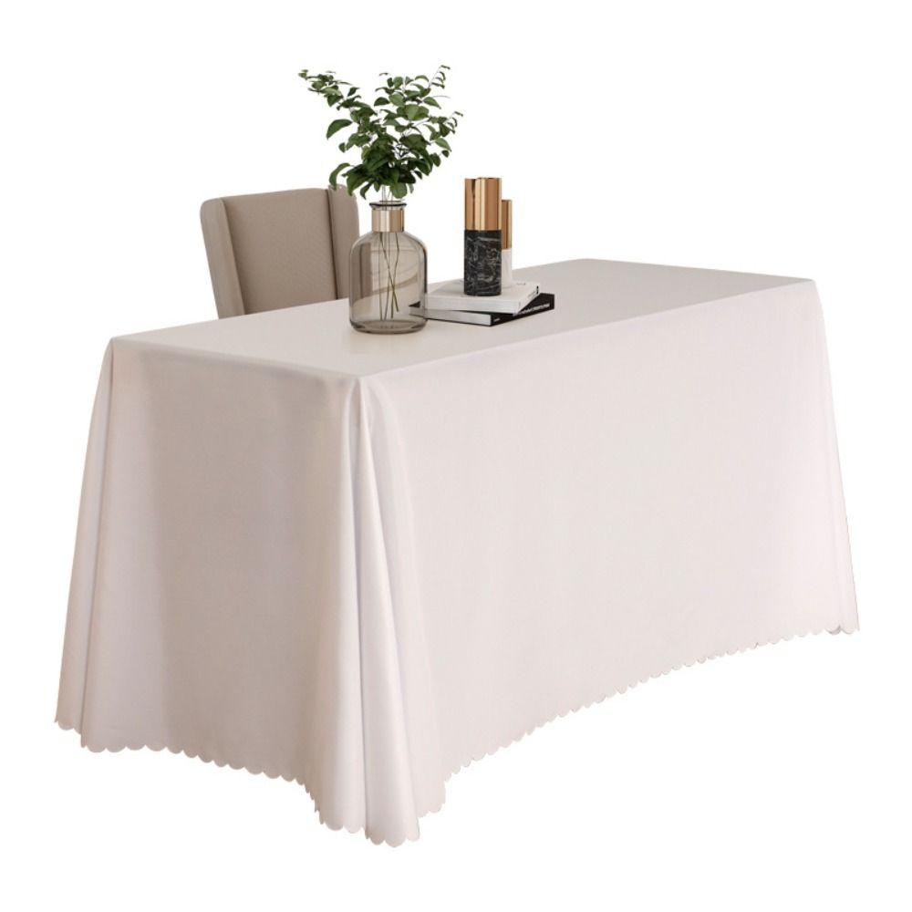 Rectangle Table Cloth Cover Solid Color Table Cover Hot Tablecloth  Home Banquet Wedding