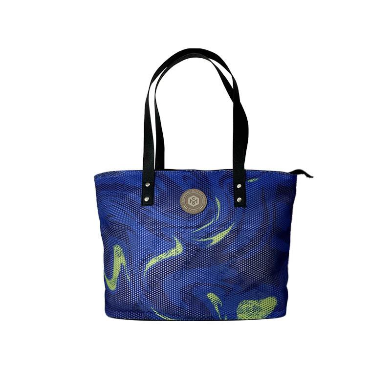 2024 Новая модная женская сумка с принтом из двойной сетчатой ​​ткани — фото 8