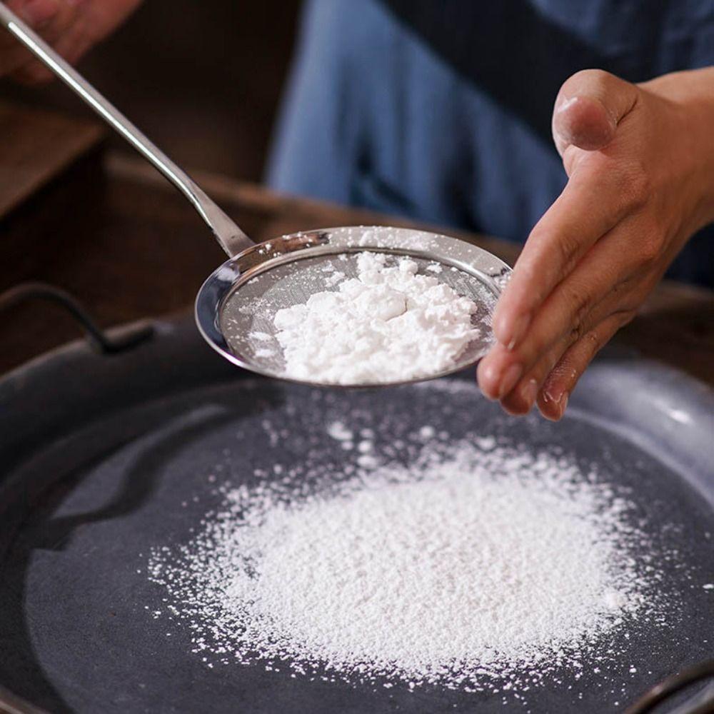 Stainless Steel Fine Mesh Strainer Wood Handle Mesh Strainer Flour Filter Screen  Kitchen Tools