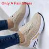 Athletic Womens Mesh Sneakers With Thick Sole And Closure For Casual Sport Wear