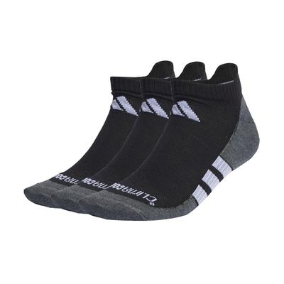 Performance ClimaCool Low Unisex Size M 3-Piece Socks, Adult, KTL91, Black/White (JC6449),