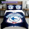 3-teiliges Bettbezug-Set (1 * Bettbezug + 2 * Kissenbezug, ohne Kern), Cardiff City FC Druck Bettwäsche-Set, Schlafzimmer-Dekoration, Ganzjahres, Geburtstagsgeschenk