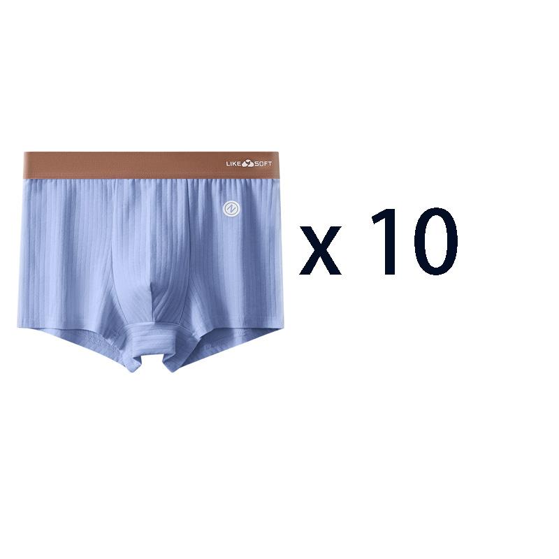 10 ks Pánské pruhované Homme U konvexní boxerky spodní prádlo sexy spodky mužské spodní prádlo boxerky kalhotky