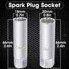 Car Spark Plug Sleeve Wrench 3/8" Socket Magnetic 12-Point Angle Thin Wall Spark Plug Universal Car Disassembly Tools 14mm 16mm
