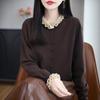 Women S Short Lace Collar Loose Knit Cardigan Korean Style Autumn Winter