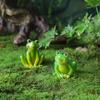 Mini Garden Frog Ornament Cartoon Micro Landscape Decoration Frog Figurines  Bonsai