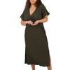 Womens/Ladies V Neck Wrap Dress