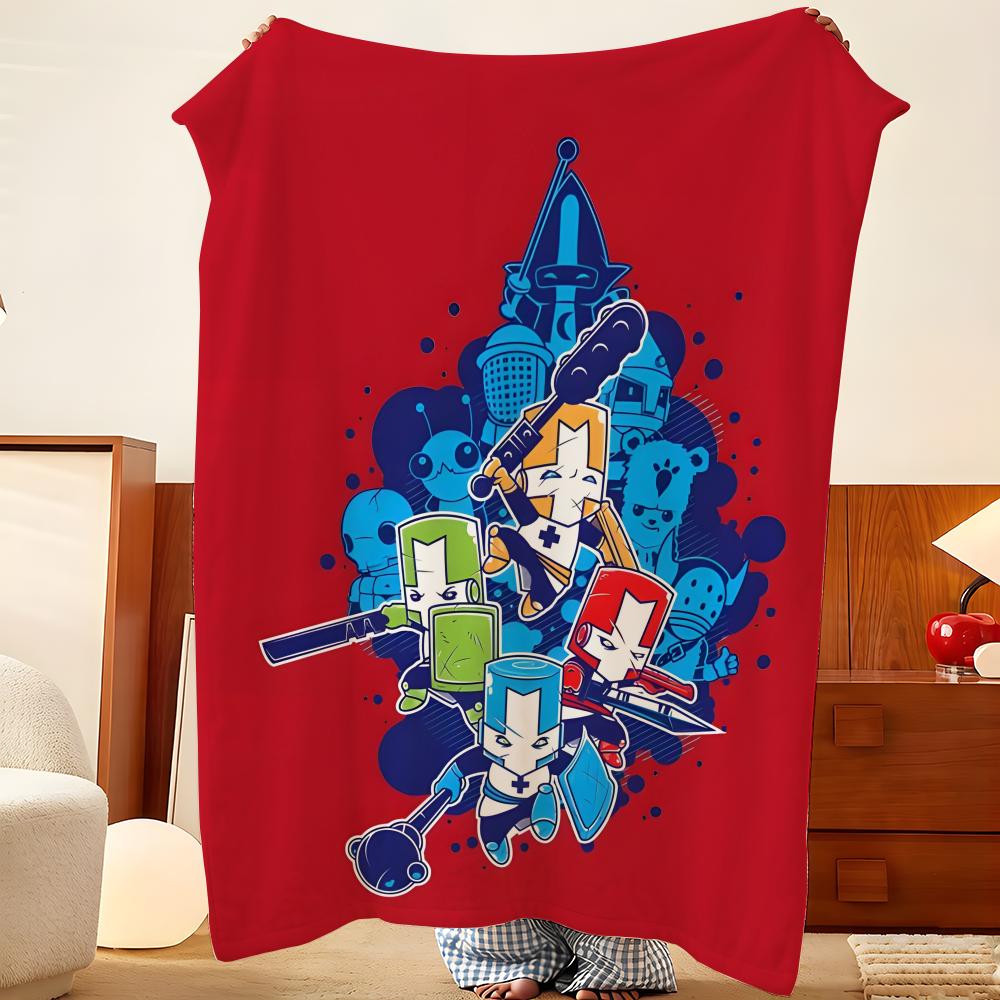 Spiel C-Castle C-Crashers Wurf Flanell Kuscheldecke, Leicht Gemütlich, Strapazierfähig Waschbar süß Cool