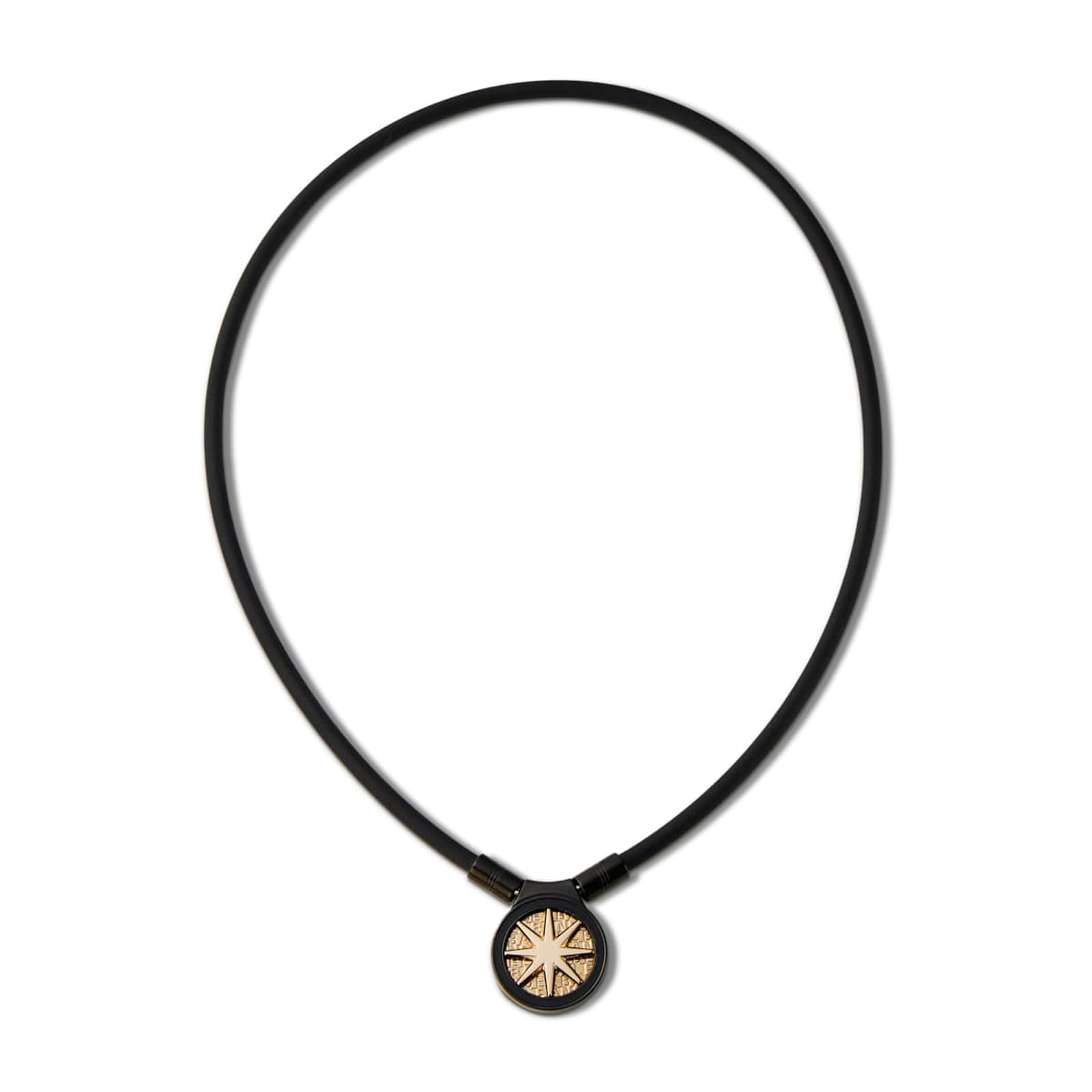 Bandel Healthcare Necklace Earth Limited Edition x Magnetic Necklace Limited Edition for Health and Wellness [BANDEL] 2.0 (Black Gold, 47cm) -