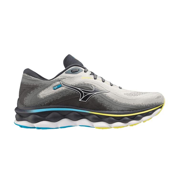 

Mizuno Wave Sky 7 Grey Pearl Blue Мужские кроссовки белые 411411-5F00