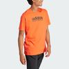 Adidas All Season Graphic Tee Letter Logo Print Sports Casual Short Sleeve T-Shirt Men Tops Orange IJ9436