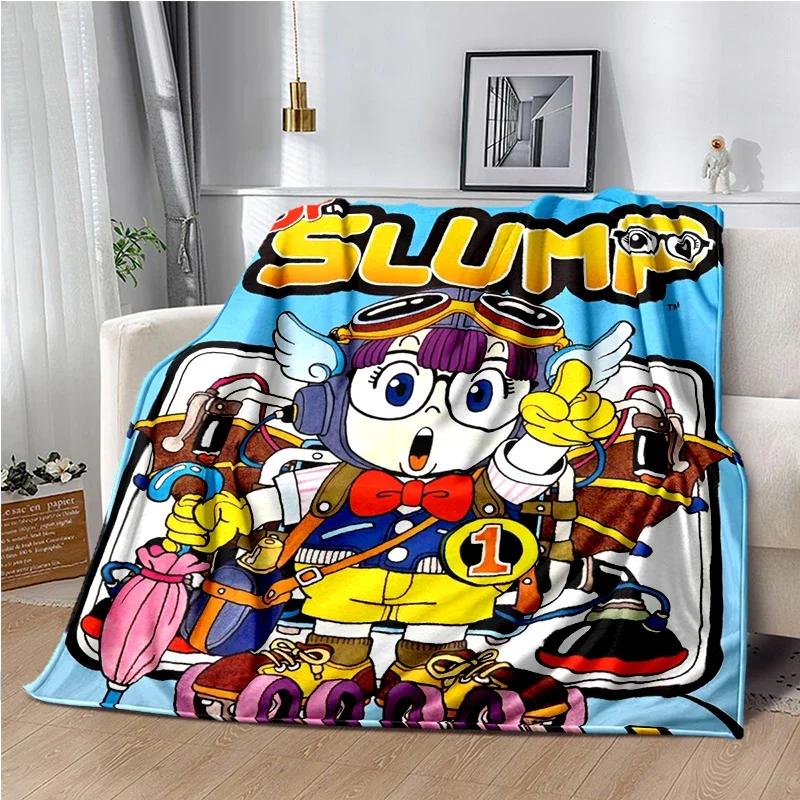 Cute Anime DR S-Slump A-Arale Blanket Super Soft Cartoon kawaii Blanket for Travel Bedding Couch Sofa Bed Blanket Birthday Gift