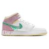 Air Jordan 1 Mid SE GS Lody Buty dla Dzieci Biały Arctic-Punch Pale-Vanilla DD1666-100
