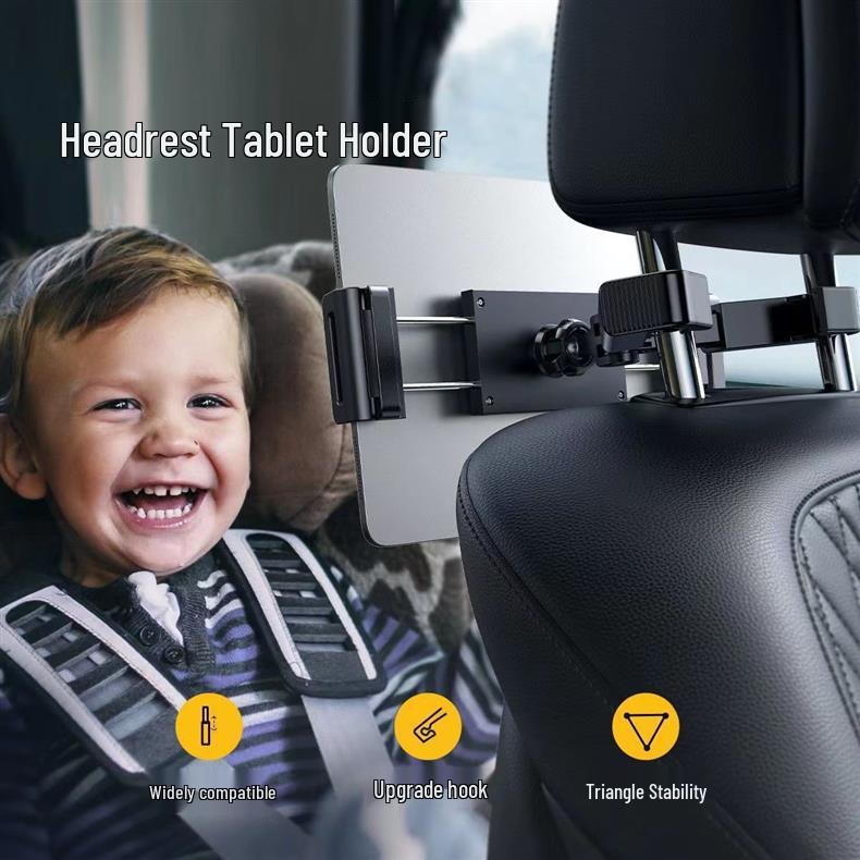 Universal Car Tablet & Phone Rotatable Headrest Holder