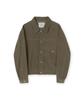 Brownyard Washed Corduroy Trucker Jacket, Mocha
